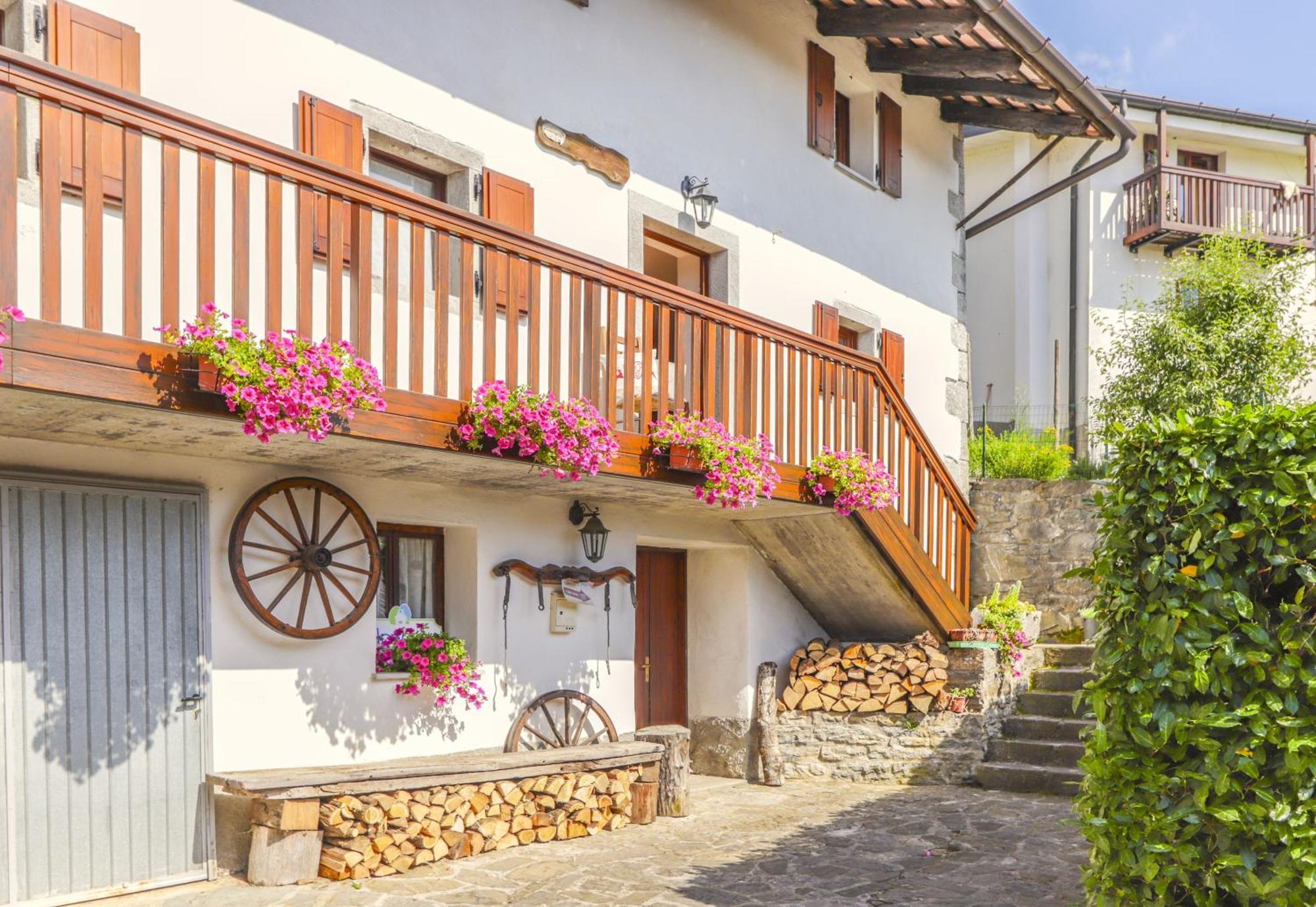 Villa Casa Cebajova Poesia Tribil di Sopra Esterno foto